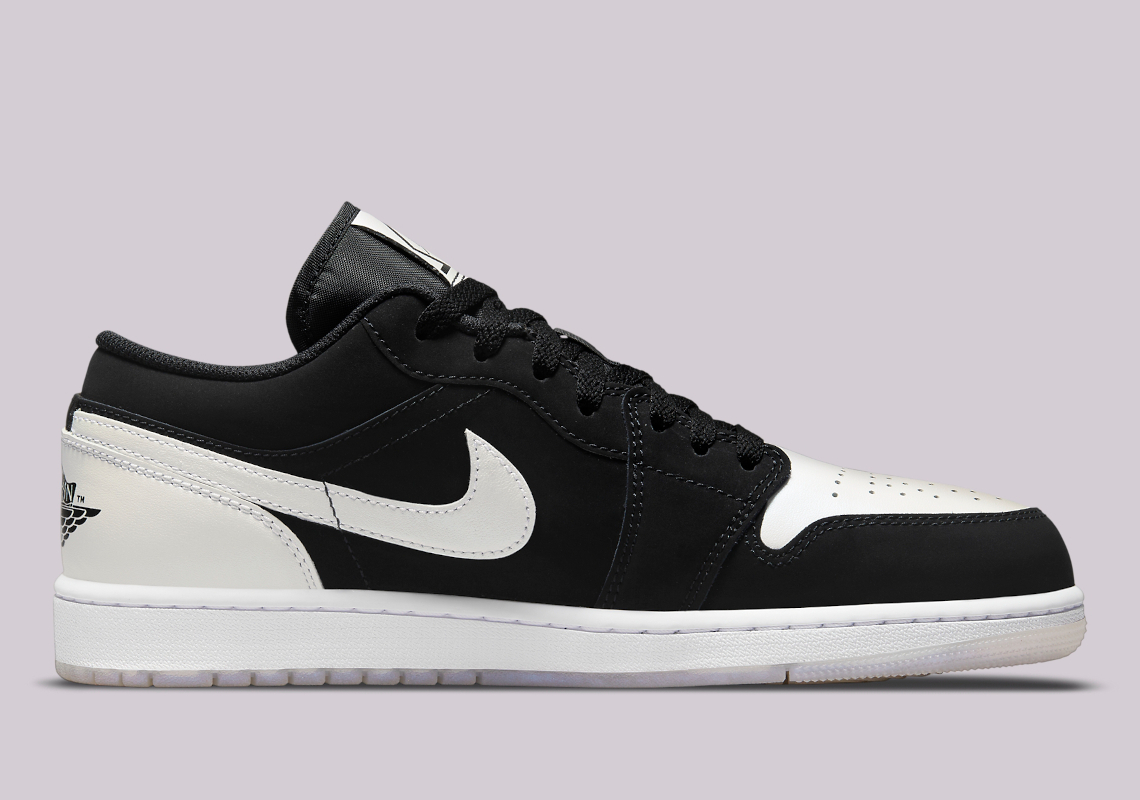 Air Jordan 1 Low Black White Diamond DH6931-001 | SneakerNews.com