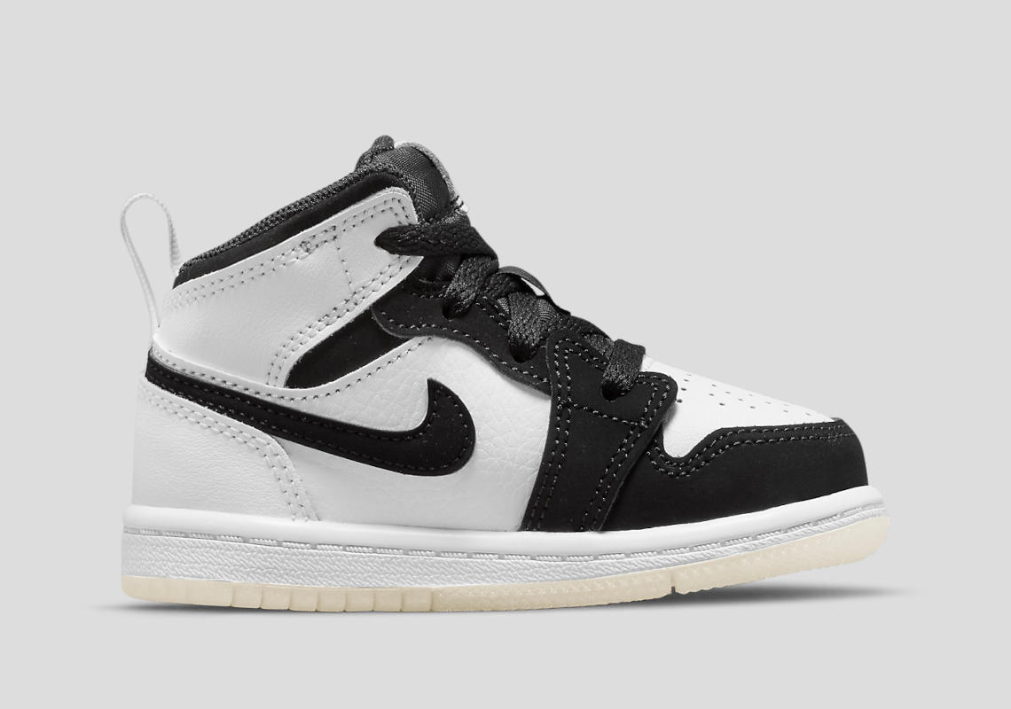 Air Jordan 1 Mid TD Diamond Black White DN4322-100 | SneakerNews.com