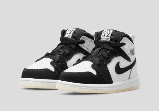 This Air Jordan 1 Mid For Toddlers Matches The Brand's "Diamond" Apparel Perfectly