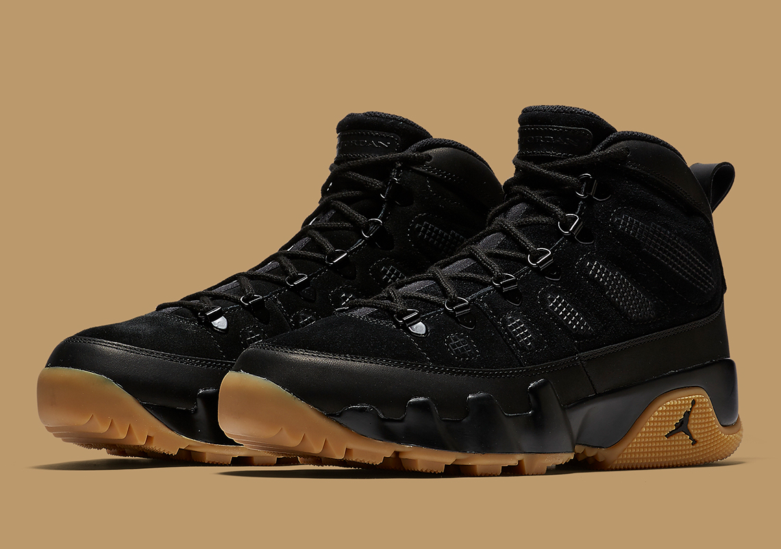 jordan 9 boot on feet