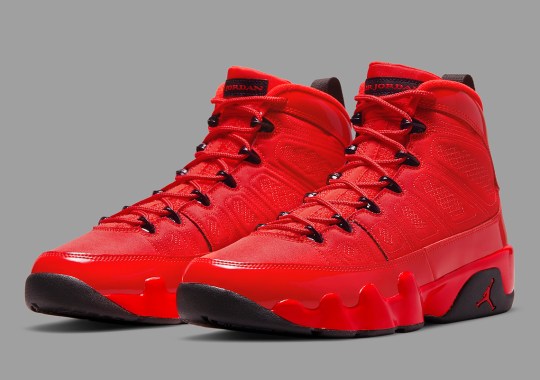 Official Images Of The Air Jordan 9 “Chile Red”