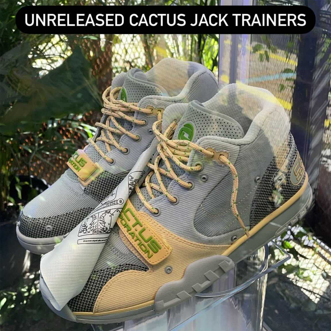 Travis Scott Nike Air Trainer 1 Mid Cactus Jack | SneakerNews.com