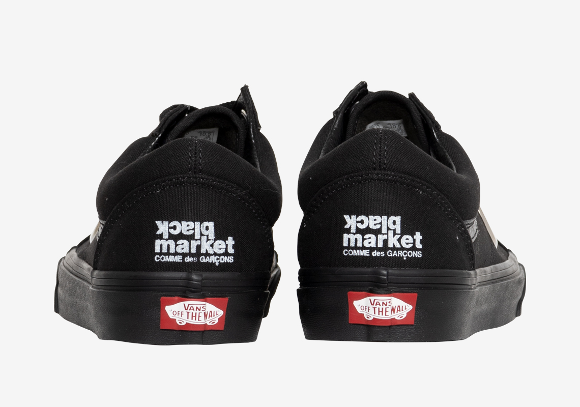 COMME des GARCONS Black Market Vans Old Skool | SneakerNews.com
