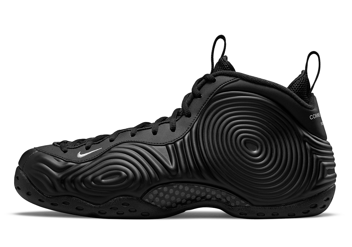 COMME des GARCONS Nike Foamposite One Black White Release Date