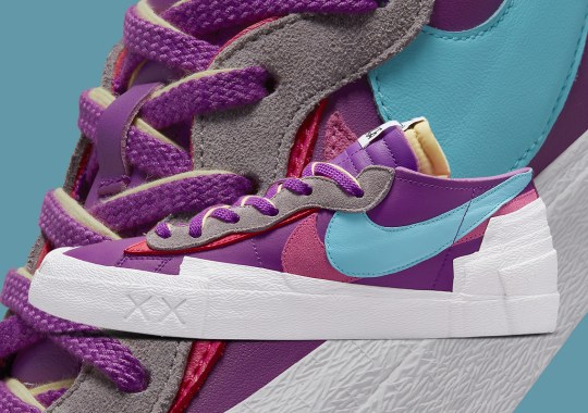 Official Images Of The KAWS x Nike Blazer Low In Purple