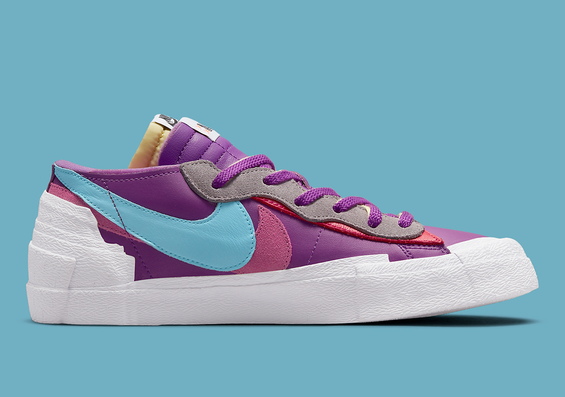 sacai KAWS Nike Blazer Low DM7901-500 Release Date | SneakerNews.com