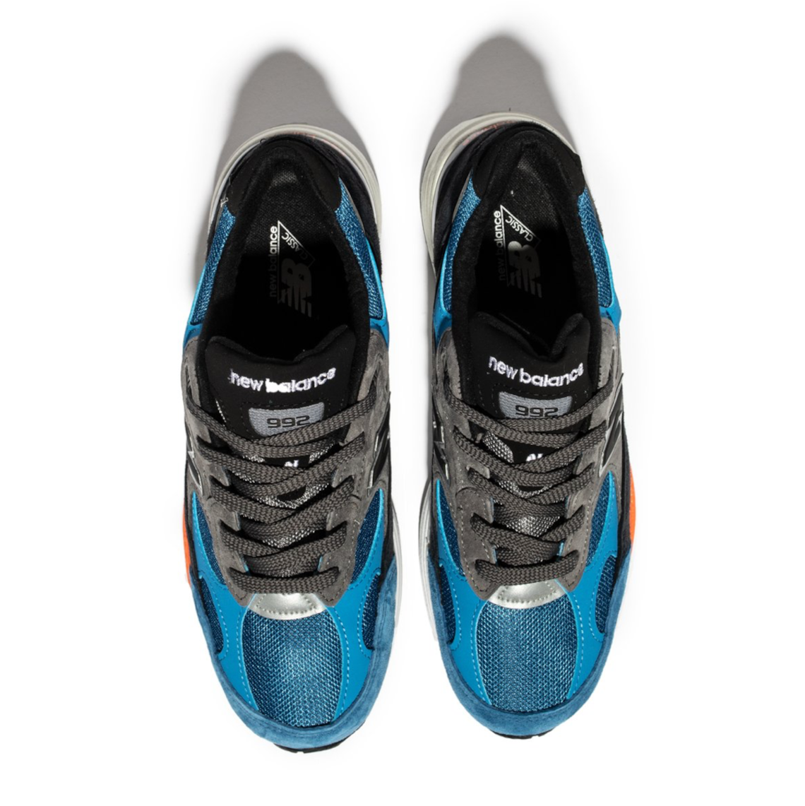New Balance 992 Grey Blue Orange Black M992CP | SneakerNews.com