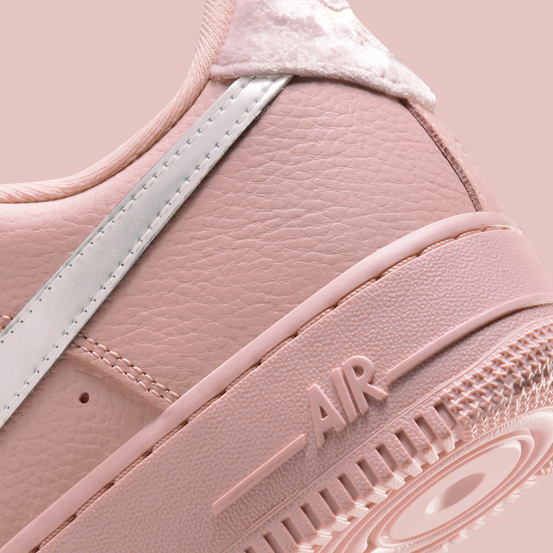 pink fuzzy air force 1