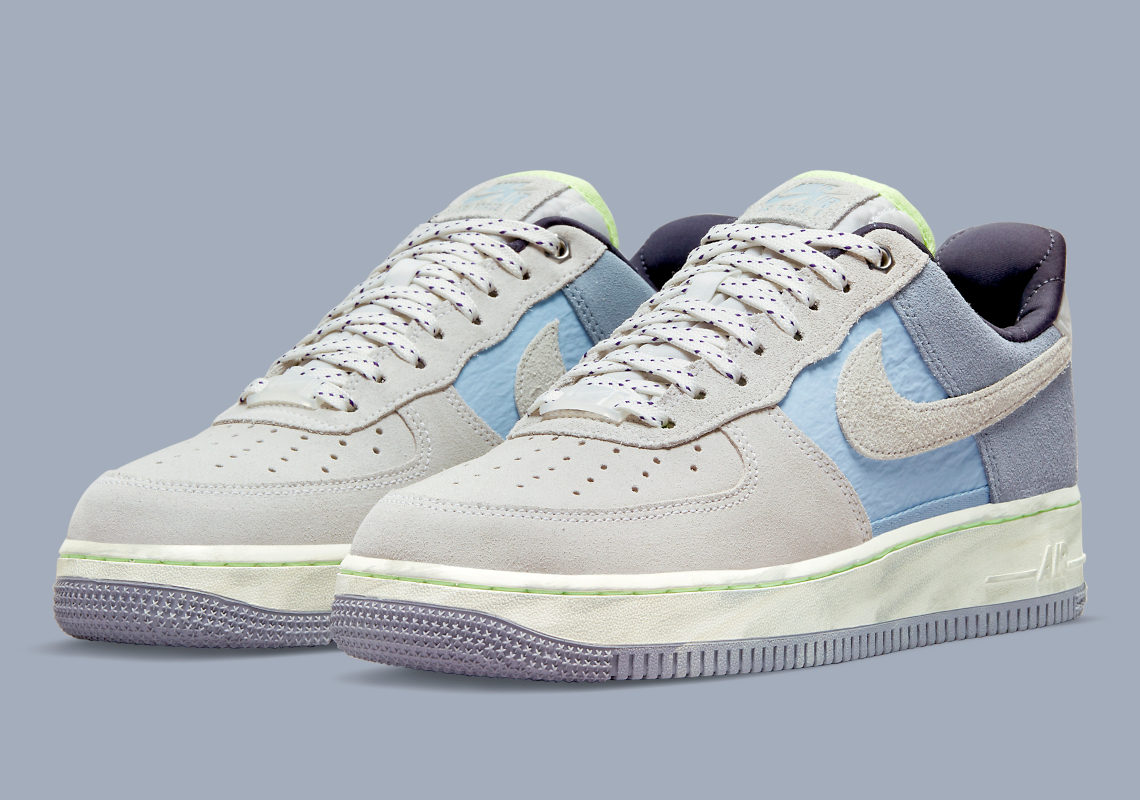 Shades Of Grey, Purple And Blue Take Over This Cold-Ready Nike Air Force 1