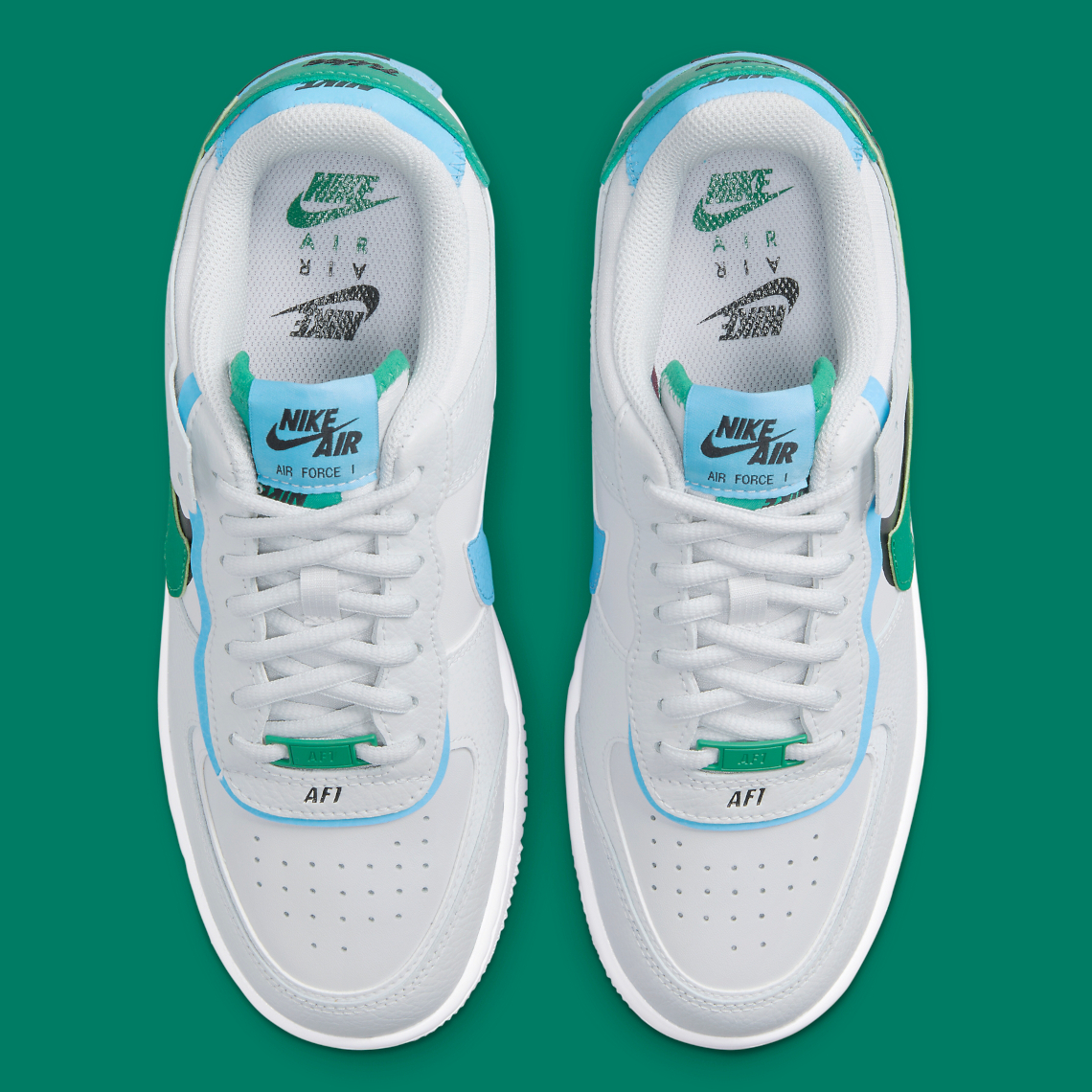 Nike air force 2024 one bleu turquoise