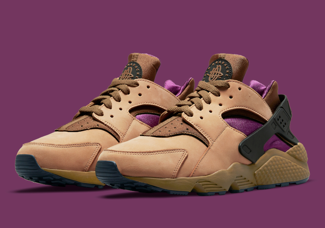 nike air huarache umber brown