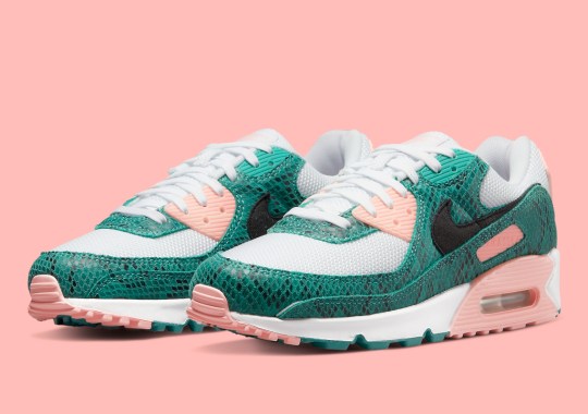 Nike Outfits The Air Max 90 In Green Snakeskin