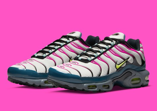 This Nike Air Max Plus Strings Together A Number Of Neon Accents