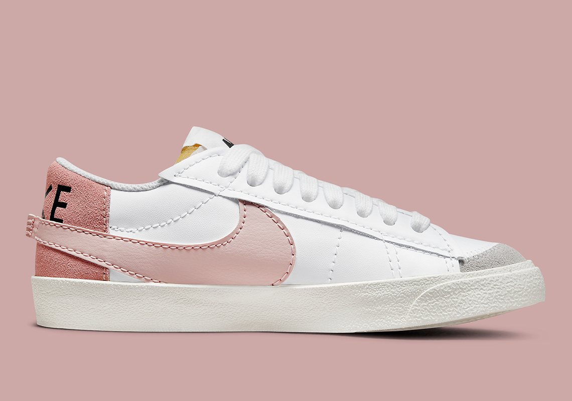 Nike Blazer Low Jumbo White Pink DQ1470-102 | SneakerNews.com