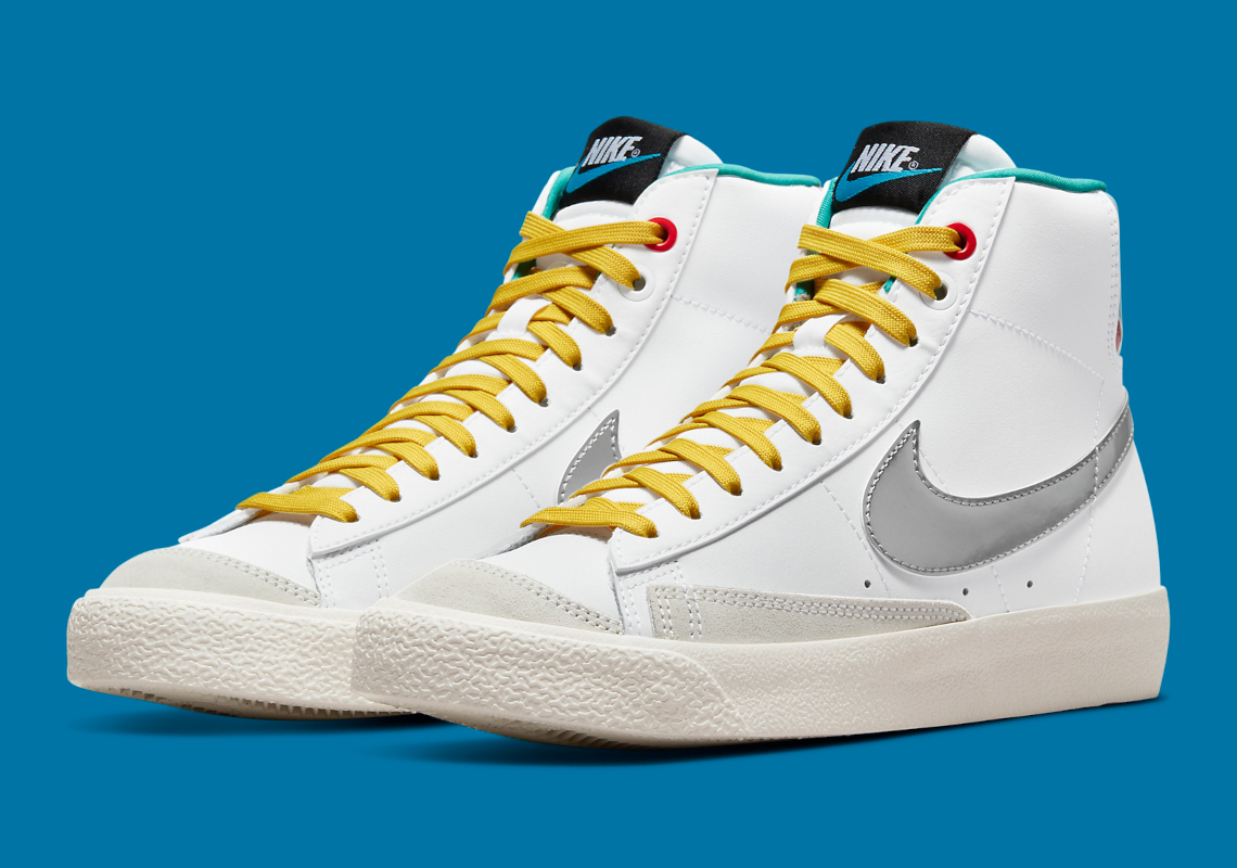 Nike Blazer Mid ‘77 hot white/silver DQ7773 100 (other sizes available)