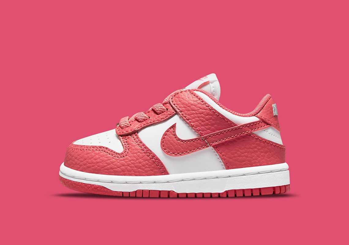 Nike Dunk Low (TDE) White/Gypsy Rose 2024 Archeo Pink Size 10C (DC9562-111) NEW