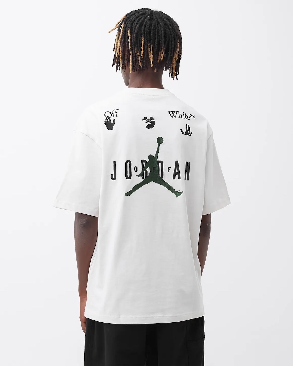 OFF-WHITE x Jordan Top Green/Black Men's - FW21 - US