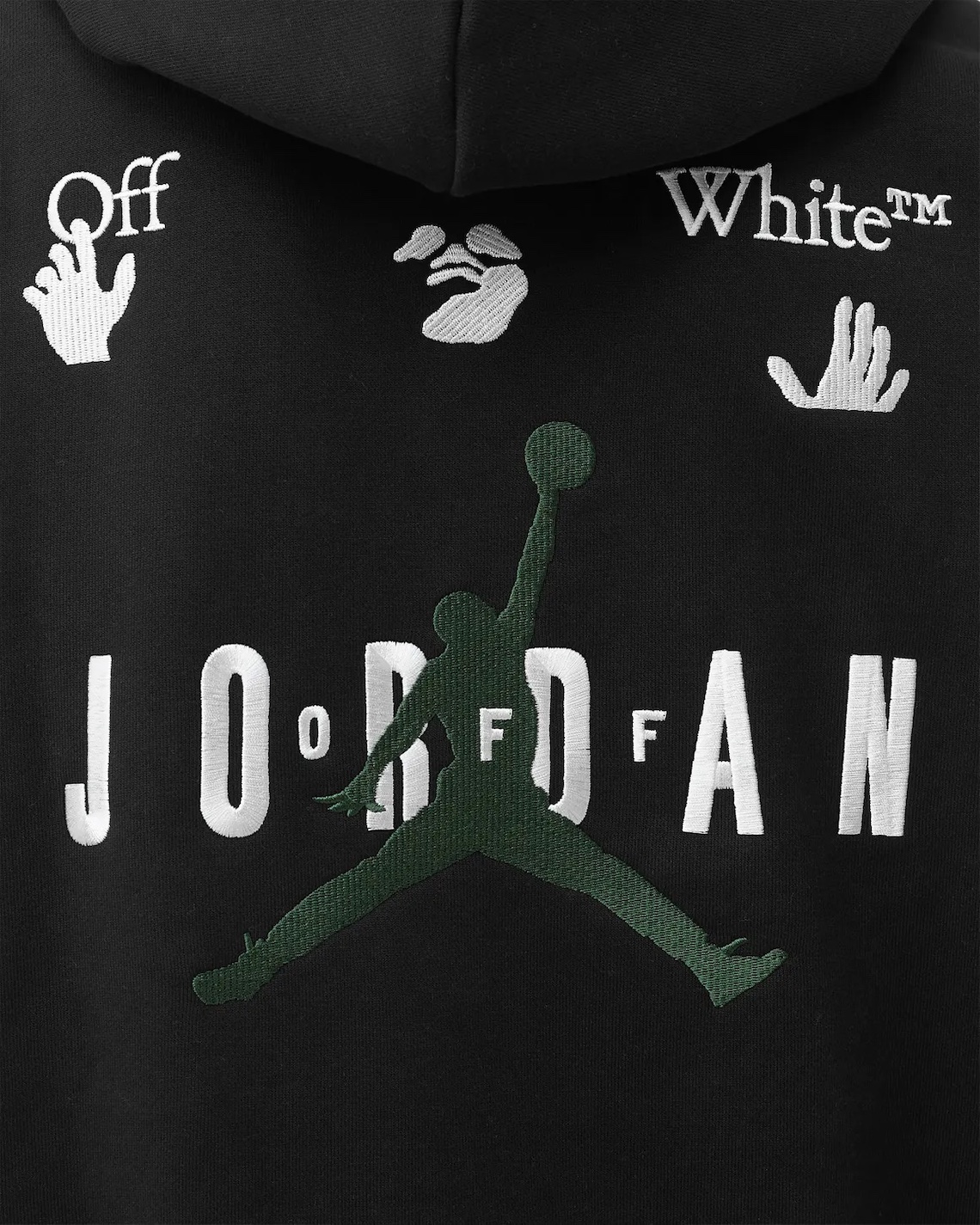 OFF-WHITE x Jordan Top Green/Black Men's - FW21 - US
