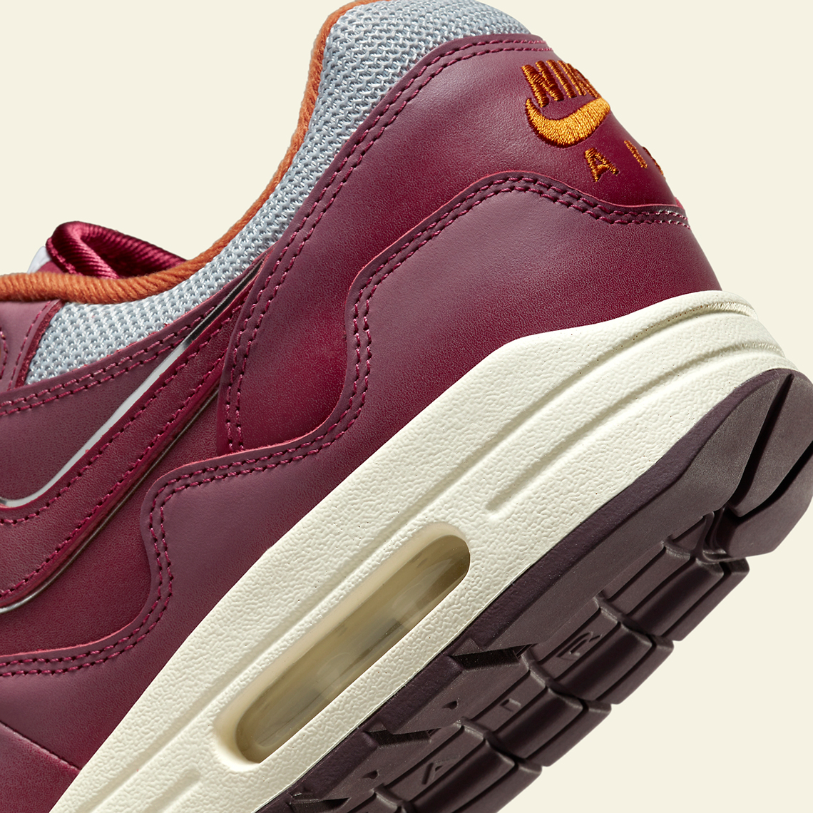 nike air max 1 burgundy patta