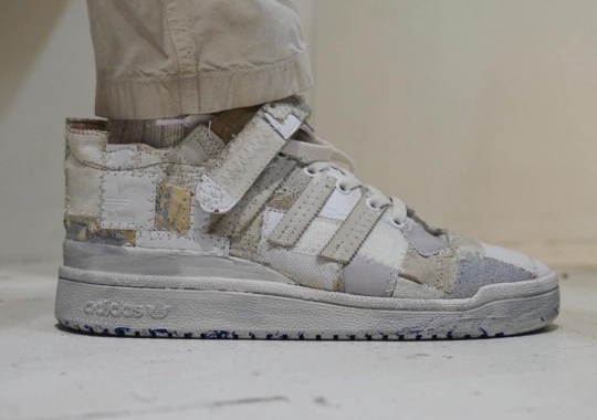 RECOUTURE Shares A Patchworked adidas Forum Lo Sample