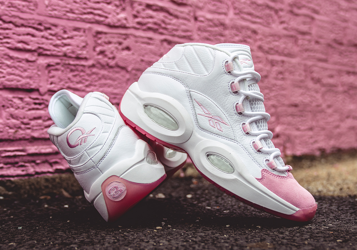 reebok mid pale pink