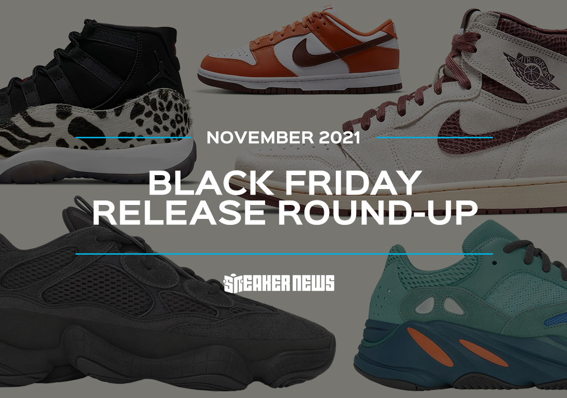 Black Friday Release Round-Up: Patta x Air Max 1s, "Animal Instinct" AJ11s, Yeezy 700s, And More