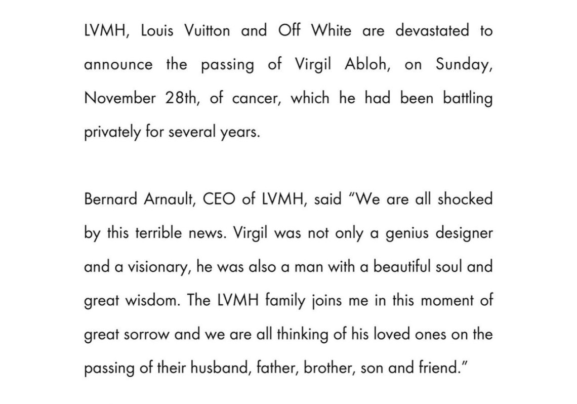 Virgil Abloh Dead At Age 41 1
