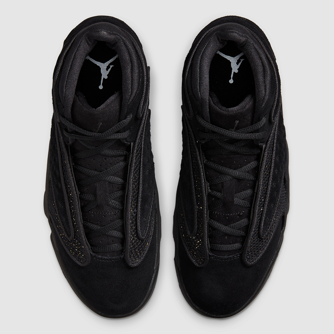 All black jordans for sales females