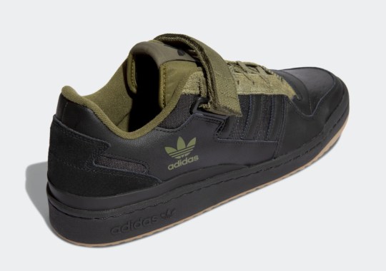 The price Forum Low Is Now Available In "Black/Focus Olive"