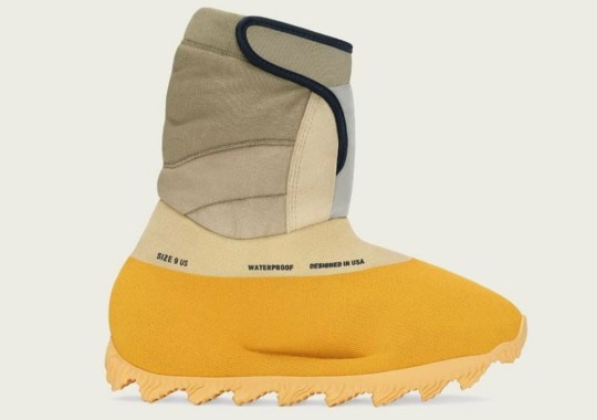 First Look At The adidas Yeezy Knit Runner Boot “Sulfur”