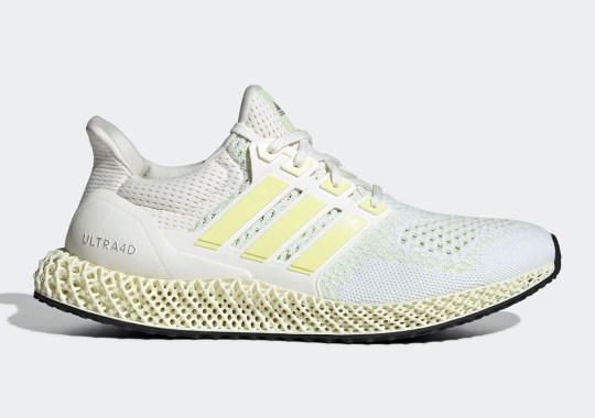 The adidas Ultra 4D Returns With Light Yellow Tints