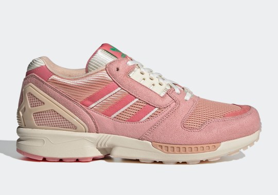 adidas ZX 8000 "Strawberry Latte" Covered In Pink And Cream