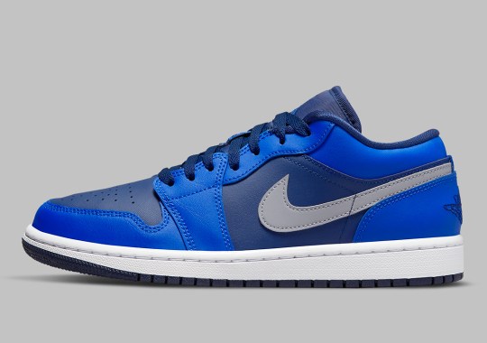 Two Tones Of Blue Appear On The Air Jordan 1 Low