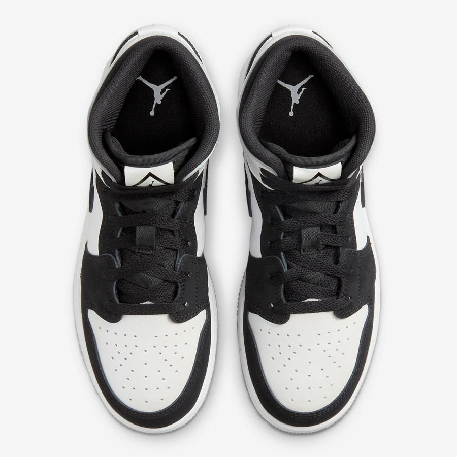 Air Jordan 1 Mid TD Diamond Black White DN4322-100 | SneakerNews.com