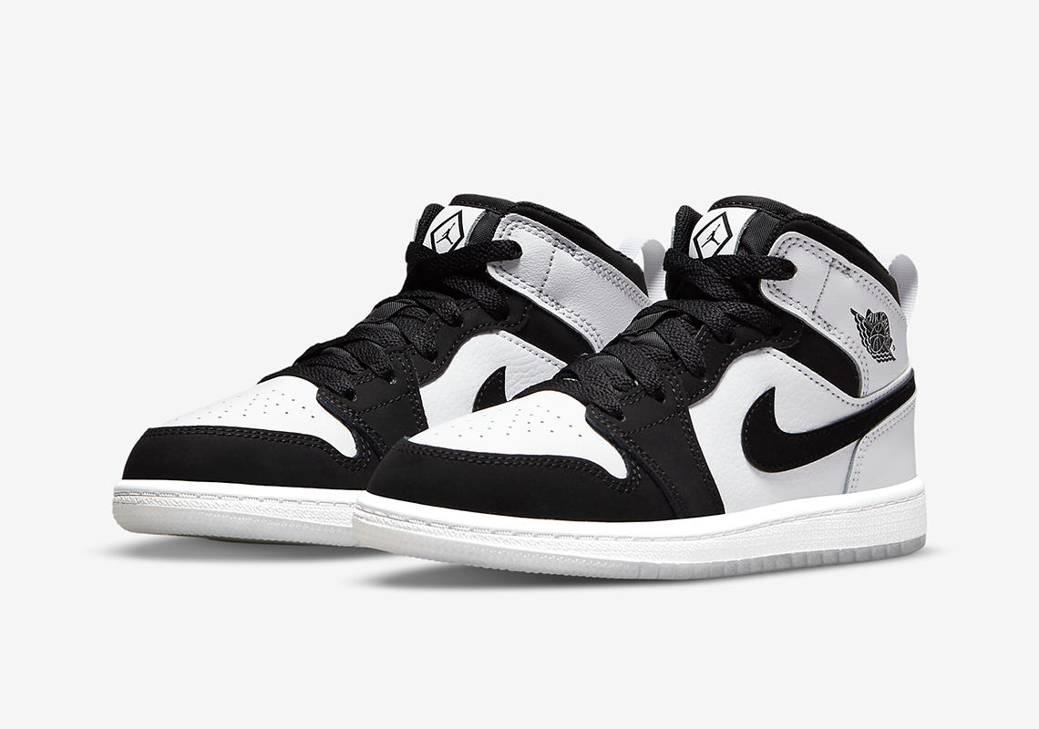 Air Jordan 1 Mid TD Diamond Black White DN4322-100 | SneakerNews.com