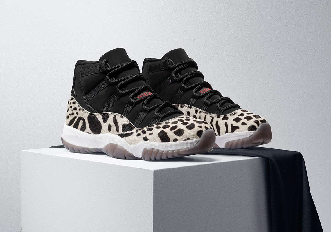 animal print jordans 11