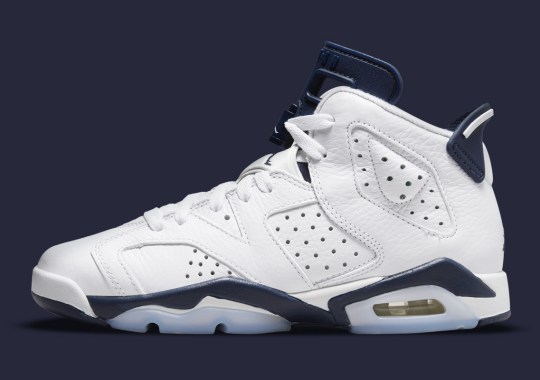 The Air Jordan 6 "Midnight Navy" Appears Via Official Images Ahead Of March 2022 Release