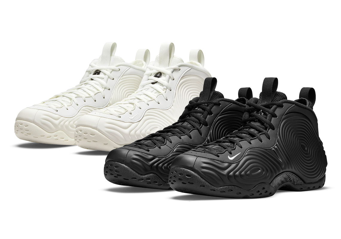 COMME des GARCONS Nike Foamposite One Black White Release Date 