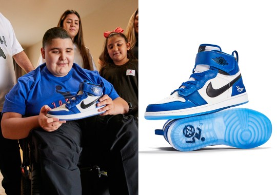Make-A-Wish And Jordan Brand Release A One-Of-One Air Jordan 1 FlyEase PE For 13-Year-Old, Jordan Carranza
