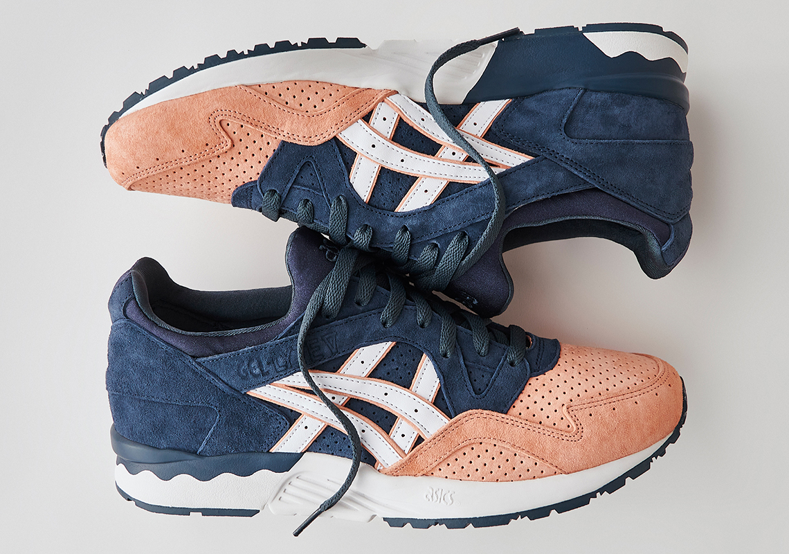 Kith Hal X Asics Gel Lyte V Medic Salmon Toe Release Date 3