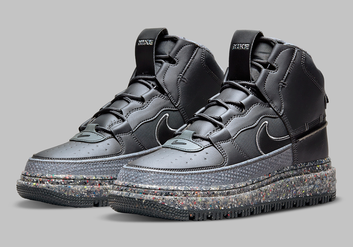 nike air force 1 boots black