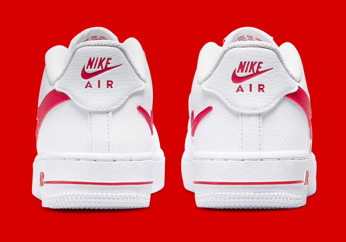 nike white red