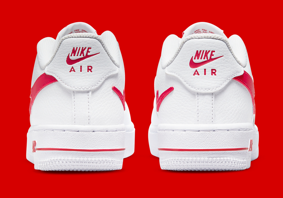 nike air force 1 low gs white red DR7970 100 5 1
