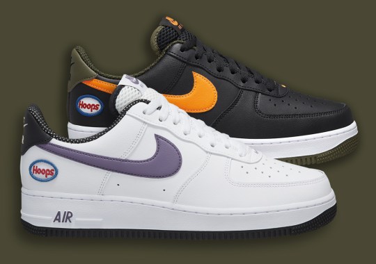 Nike Air Force 1 Low “Hoops” Pack Features Mesh Tongues And Liners