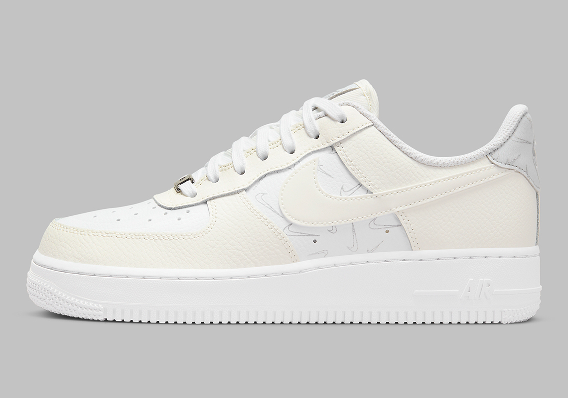 Nike Air Force 1 Low Reflective Swoosh White/Grey FV0388-100
