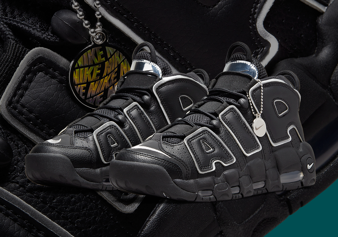 Nike Adds Silver Metallic Detailing To The Air More Uptempo