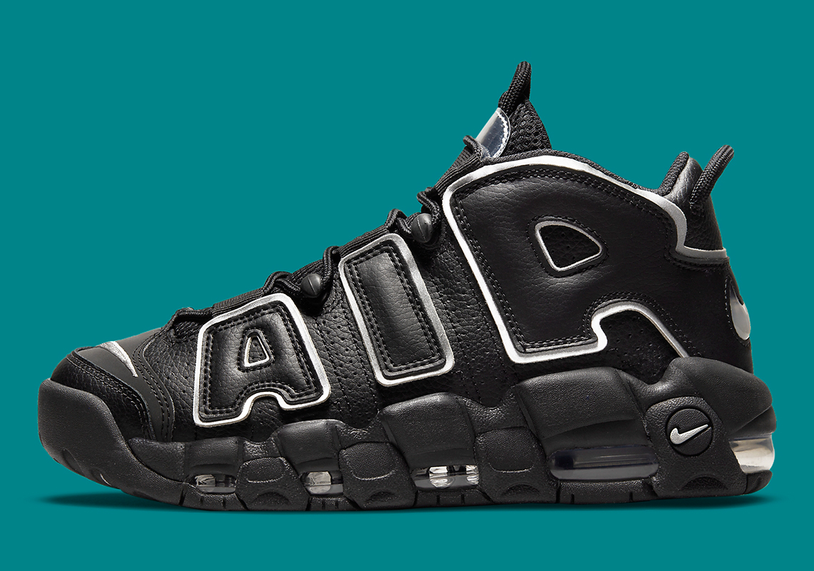 Nike Air More Uptempo Black Silver Teal Release Date 10