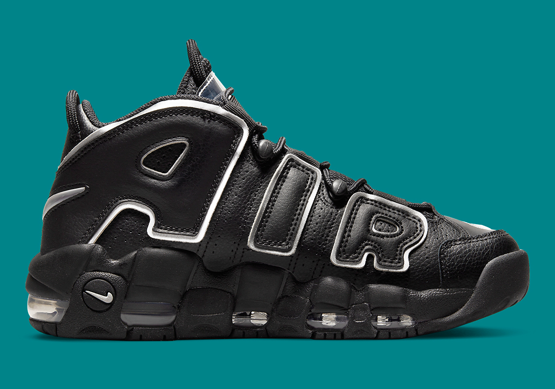 Nike Air More Uptempo Black Silver Teal Release Date 5