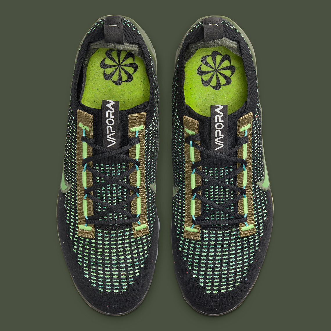 Nike Vapormax Flyknit 2021 Black Olive Dq7640 001 3