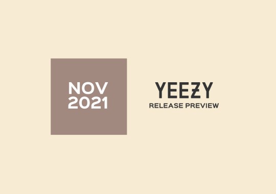 adidas YEEZY Releases For November 2021